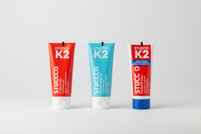 K2 Stucco In Pasta Multiuso Colorato In Tubetto- - Ml.150 - Noce Scuro - 6 Pezzi K2