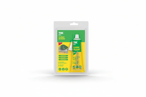 Silicone Acetico Per Sanitari Seal Sil Classic Sanitar- - Ml.60 Trasparente - 8 Blister Tkk