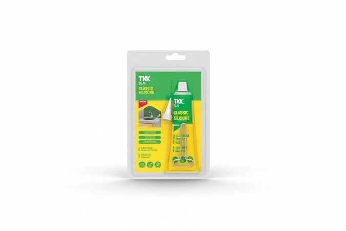 Silicone Acetico Per Sanitari Seal Sil Classic Sanitar- - Ml.60 Trasparente - 8 Blister Tkk