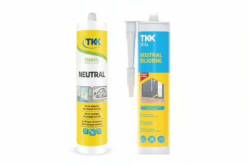 Silicone Neutro Seal Neutral Per Edilizia E Serramenti- - Ml.310 Trasparente - 5 Pezzi Tkk