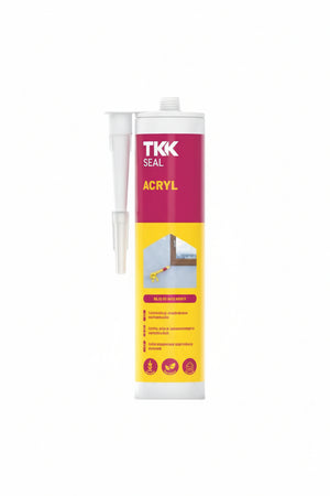 Silicone Sigillante Acrilico Verniciabile Seal Acryl- - Ml.300 Bianco - 20 Pezzi Tkk
