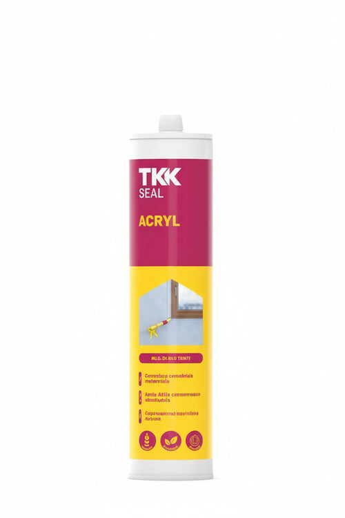 Silicone Sigillante Acrilico Verniciabile Seal Acryl- - Ml.300 Grigio - 6 Pezzi Tkk