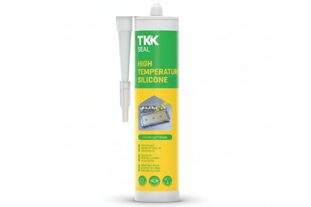 Silicone Alte Temperature Seal High Temperature 300 °C- - Ml.300 Nero - 2 Pezzi Tkk