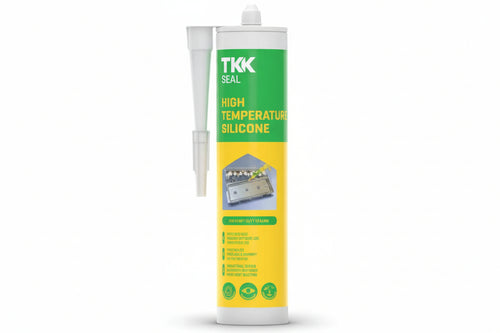 Silicone Alte Temperature Seal High Temperature 300 °C- - Ml.300 Nero - 2 Pezzi Tkk