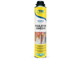 Schiuma Poliuretanica Tekapur Insulation Adhesive Ml.800 Applicazione Con Pistola Arancio Tkk