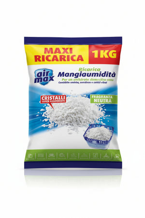 Airmax Assorbiumidita' Sali Ricarica Neutra- - Kg.1 - 6 Pezzi Airmax