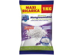 Airmax Assorbiumidita' Sali Ricarica Lavanda- - Kg.1 - 6 Pezzi Airmax