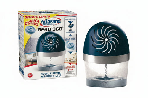 Contenitore Ariasana Aero 360 ° Kit- - Contenitore E 1 Ricarica 450 Gr. Inclusa - 2 Pezzi Henkel