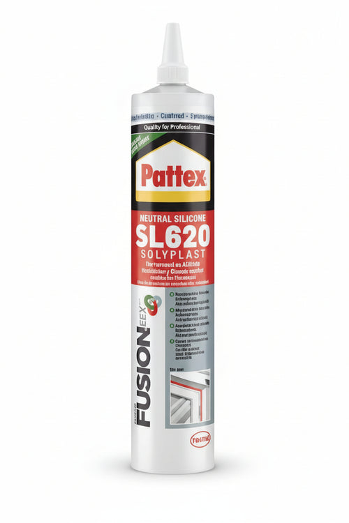 Pattex Silicone Sl 620 Neutro Colorato Ml.300 Bianco Ral 9016 Henkel
