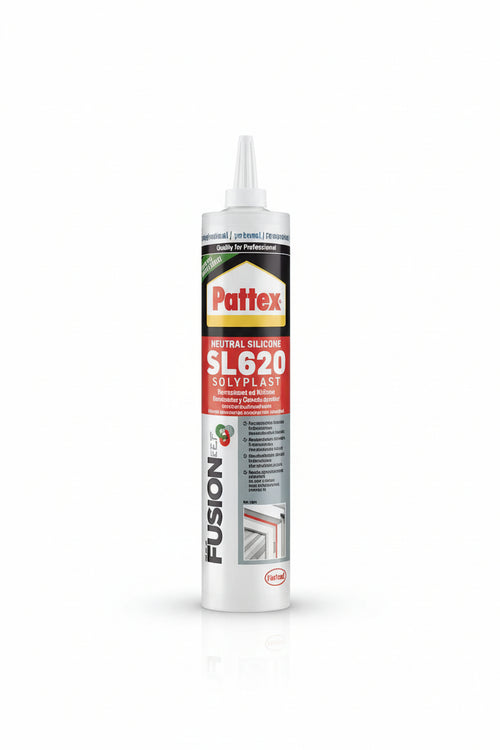Pattex Silicone Sl 620 Neutro Colorato- - Ml.300 Marrone Ral 8014 - 2 Pezzi Henkel