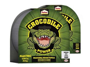 Pattex Crocodile Nastro Adesivo- - Mt.20 Nero - 8 Pezzi Henkel