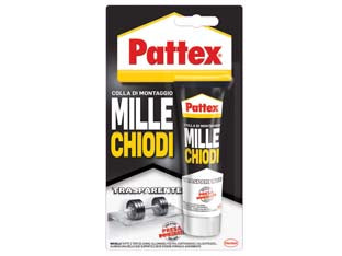 Pattex Millechiodi Trasparente- - Gr.40 - 4 Blister Henkel