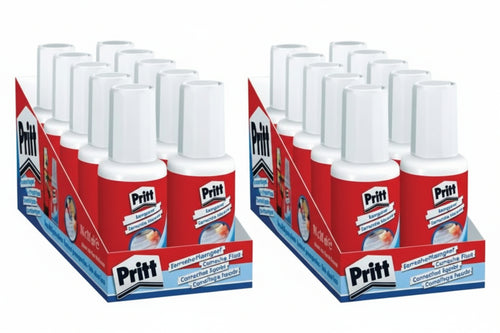 Correttore Pritt Fluid Con Pennello - - Flacone Da Ml.20 - 10 Pezzi Henkel