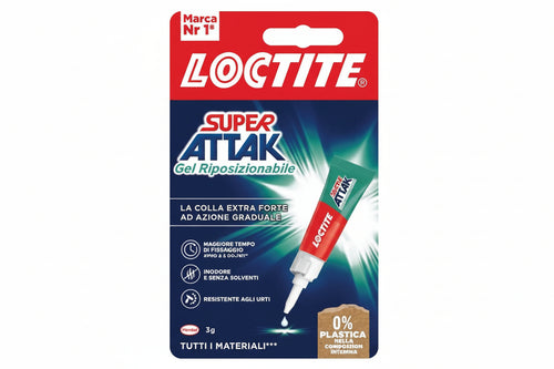 Super Attak Riposizionabile Gel Gr.3 - 12 Blister Loctite