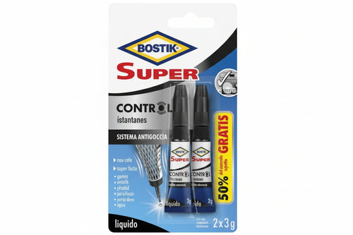 Super Control Colla Istantanea 2X3 Gr.- - 2 X Gr.3 - 24 Blister Bostik