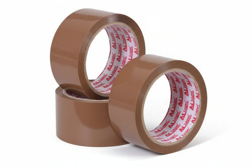 Nastro Imballo Avana Silenzioso- - Mt.66 - Mm.50H. Spessore 43 Micron Silenzioso - 36 Pezzi Feudo
