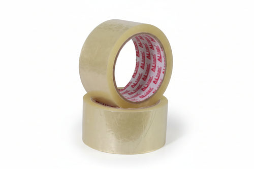 Nastro Imballo Trasparente Silenzioso- - Mt.66 - Mm.50H. Spessore 43 Micron Silenzioso - 36 Pezzi Feudo