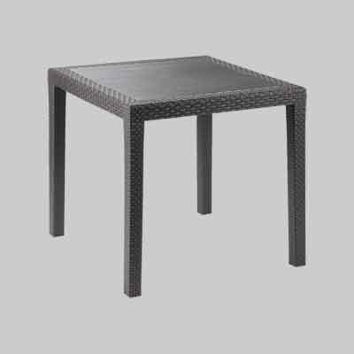 Tavolo 'King' Cm 79X79X72H - Col. Antracite - Pro Garden