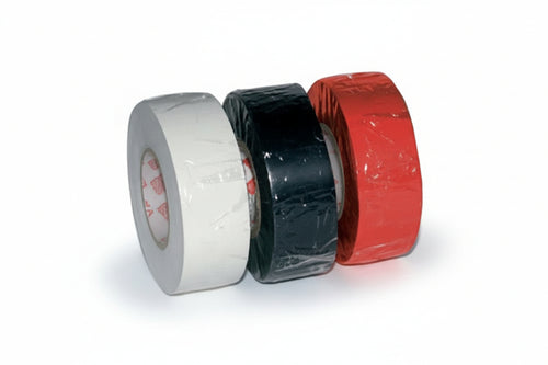 Nastro Isolante Spessore Mm.0,15- - Mm.15X10Mt. Colore Bianco - 10 Pezzi Scapatapes
