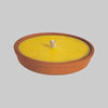 Fiaccola Alla Citronella In Terracotta Ø Cm 17X5H