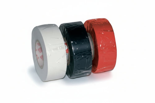 Nastro Isolante Spessore Mm.0,15- - Mm.19X25Mt. Colore Nero - 10 Pezzi Scapatapes