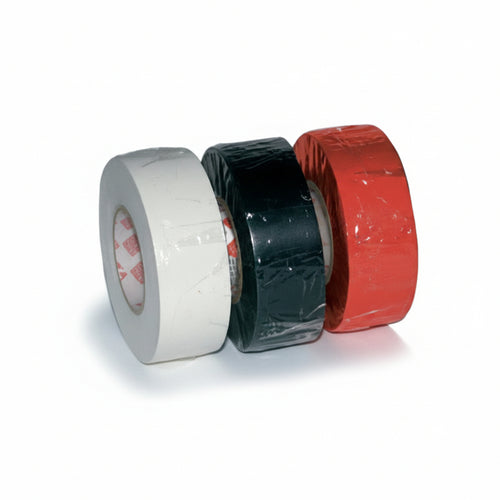 Nastro Isolante Spessore Mm.0,15- - Mm.50X25Mt. Colore Nero - 4 Pezzi Scapatapes