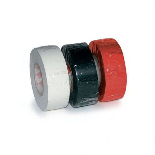 Nastro Isolante Spessore Mm.0,15- - Mm.19X25Mt. Colore Rosso - 10 Pezzi Scapatapes