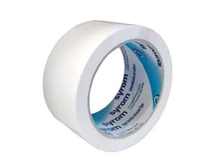 Nastro Imballo Bianco Silenzioso- - Mt.66 X Mm.50H. Spessore 40 Micron Silenzioso - 36 Pezzi
