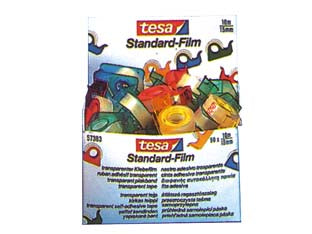 Nastro Adesivo Trasparente In Chioccioline- - Mm.15X10Mt. - 100 Pezzi Tesa