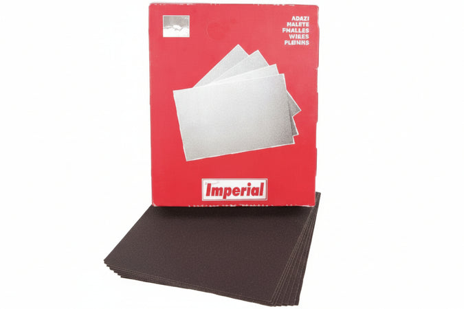 Carta Abrasiva Impermeabile In Fogli- - Grana 150 - 100 Pezzi Imperial