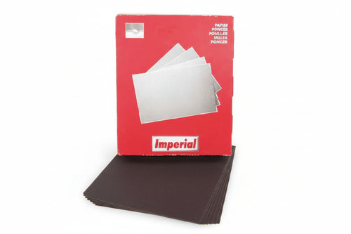 Carta Abrasiva Impermeabile In Fogli- - Grana 220 - 100 Pezzi Imperial