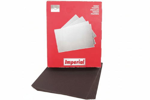 Carta Abrasiva Impermeabile In Fogli- - Grana 400 - 100 Pezzi Imperial