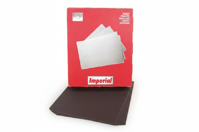 Carta Abrasiva Impermeabile In Fogli- - Grana 600 - 100 Pezzi Imperial