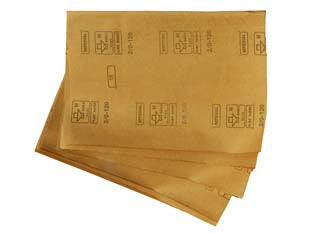 Carta Vetrata Silicata In Fogli- - N°1 Grana 80 - 10 Pezzi Imperial