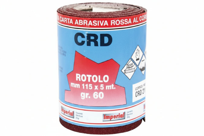 Carta Abrasiva Spaziata In Miniroll- - Grana 40 - 6 Pezzi Imperial
