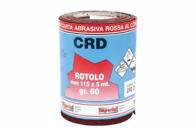 Carta Abrasiva Spaziata In Miniroll- - Grana 60 - 6 Pezzi Imperial