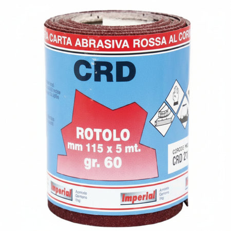 Carta Abrasiva Spaziata In Miniroll- - Grana 100 - 6 Pezzi Imperial