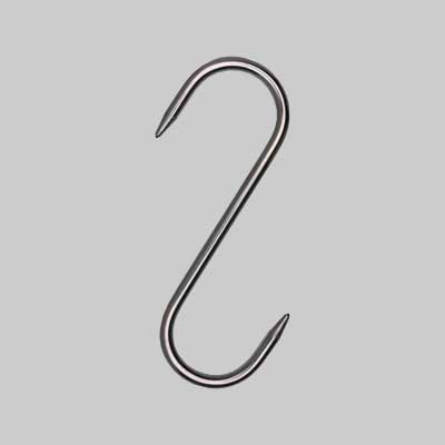 Gancio Fisso 180X8 Mm - 2 Punte - 10 Pezzi