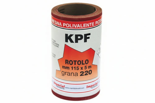 Carta Resinata Al Corindone Con Supporto Lattice Kpf In Miniroll- - Grana 240 - 3 Pezzi Imperial