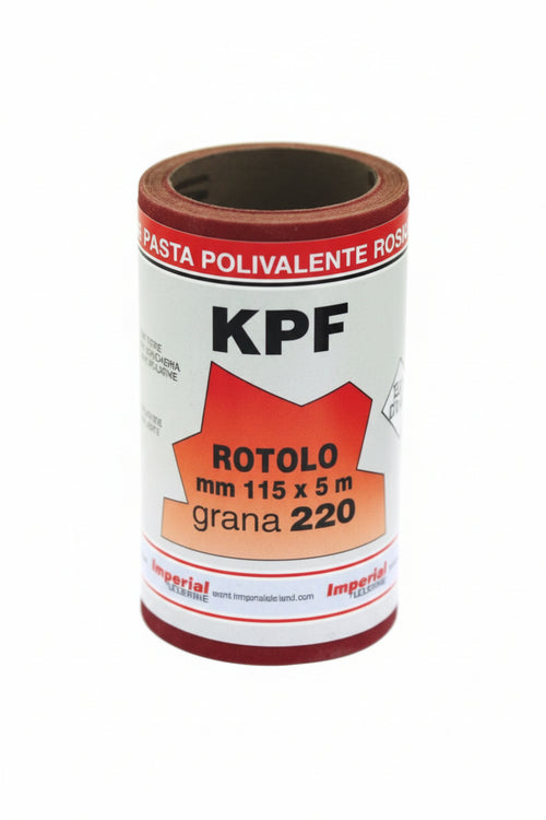Carta Resinata Al Corindone Con Supporto Lattice Kpf In Miniroll- - Grana 320 - 3 Pezzi Imperial