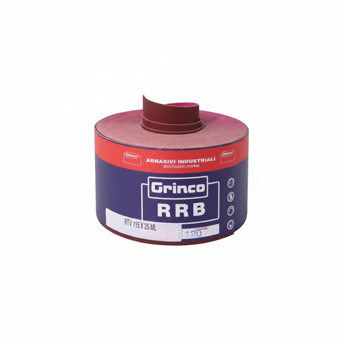 Carta Resinata Al Corindone Rrb Con Velcro- - Grana 80 - 25 Mt