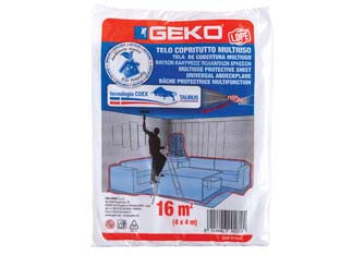 Telo Copritutto Mt.4X4 Pesanti- - Mt.4X4 Gr.330 - 46 Pezzi Geko