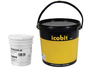 Asfalto A Freddo Vercold- - Kg.1 Nero - 4 Pezzi Icobit