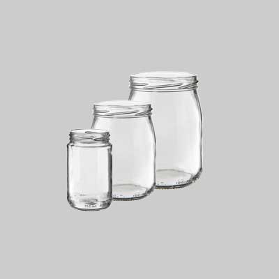 Vaso In Vetro Per Conserve 580 Cc - Imb. Ø 82 Mm - 20 Pezzi