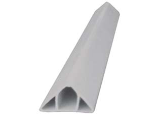 Smusso Pvc Per Pilastri- - Mm.20X2X10H. Barra Mt.2 - Grigio - 50 Pezzi