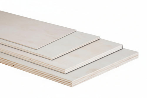 Tavola Compensato Di Pioppo Grezzo Mm.10X400X830 Pircher