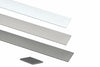 Profilo Piatto In Alluminio- - Mm.25 Mt.1 Argento - 5 Pezzi