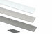 Profilo Piatto In Alluminio- - Mm.20 Mt.2 Argento Lucido - 5 Pezzi