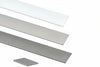 Profilo Piatto In Alluminio- - Mm.25 Mt.2 Argento Lucido - 5 Pezzi
