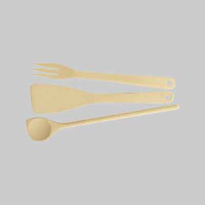 Set Cucchiaio - Paletta - Forchettone 'Woody' 30 Cm - 30 Cm - 32Cm - 3 Pezzi - Tescoma